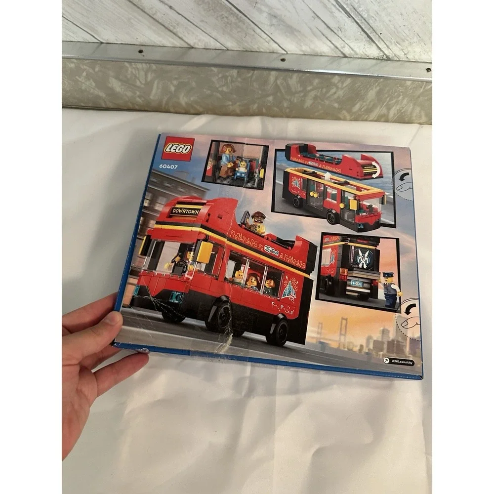 LEGO CITY - 60407 - Double-Decker Sightseeing Bus -Med Damaged Box